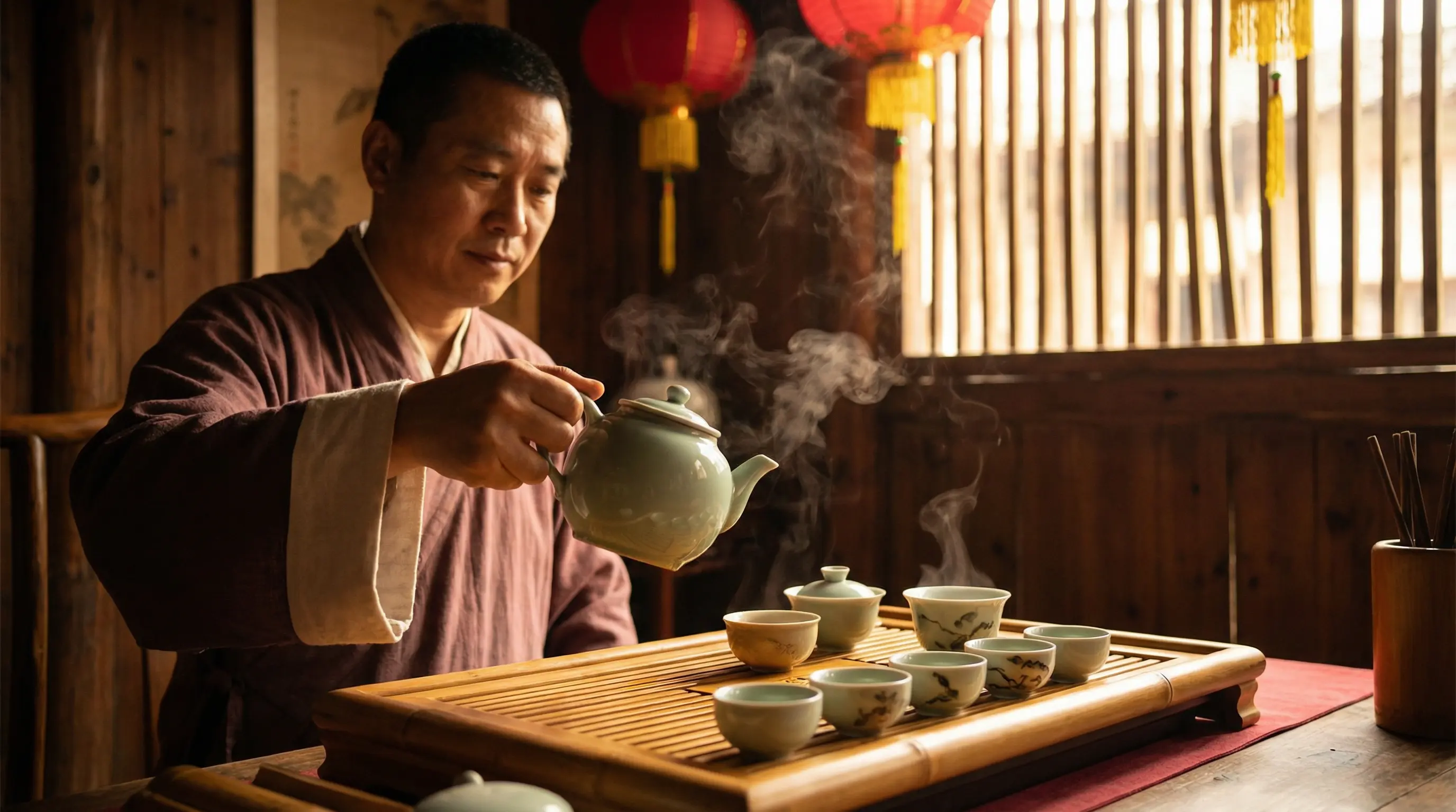色吊丝永久性观看网站 茶道文化纪录片封面